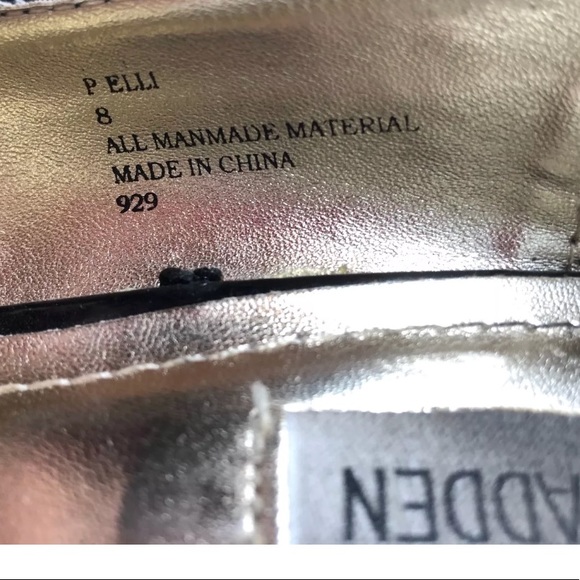 Steve Madden Wedge Heel Platform Print Fabric - Picture 8 of 8